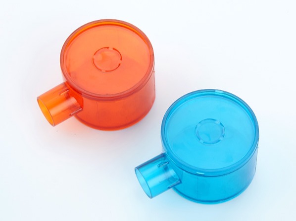 PVC红蓝透明圆通接线底盒 PVC红蓝透明圆通接线底盒