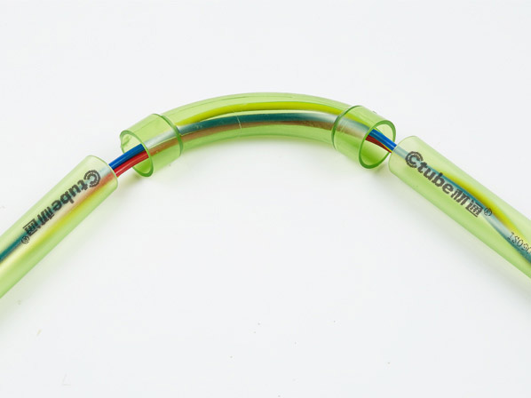 pvc90度上墙弯(新) 材通透明线管上墙弯